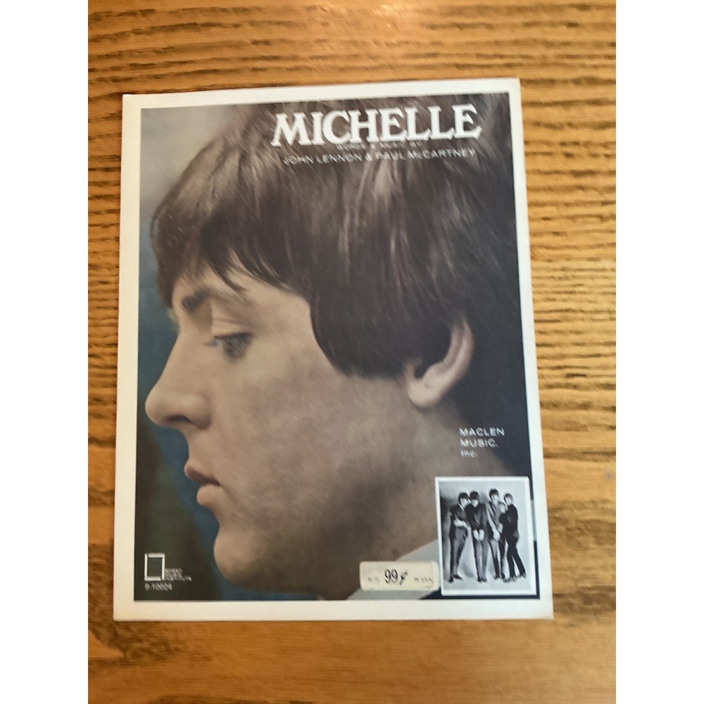 The Beatles Michelle Sheet Music John Lennon Paul McCartney Vintage 1965 Maclen